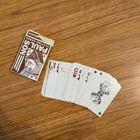 Hooters playing cards. Used From casino.